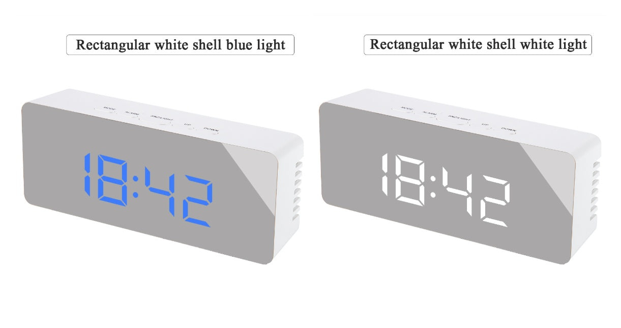 Digital LED Multi-Function Mirror Clock - Modern Home Decor