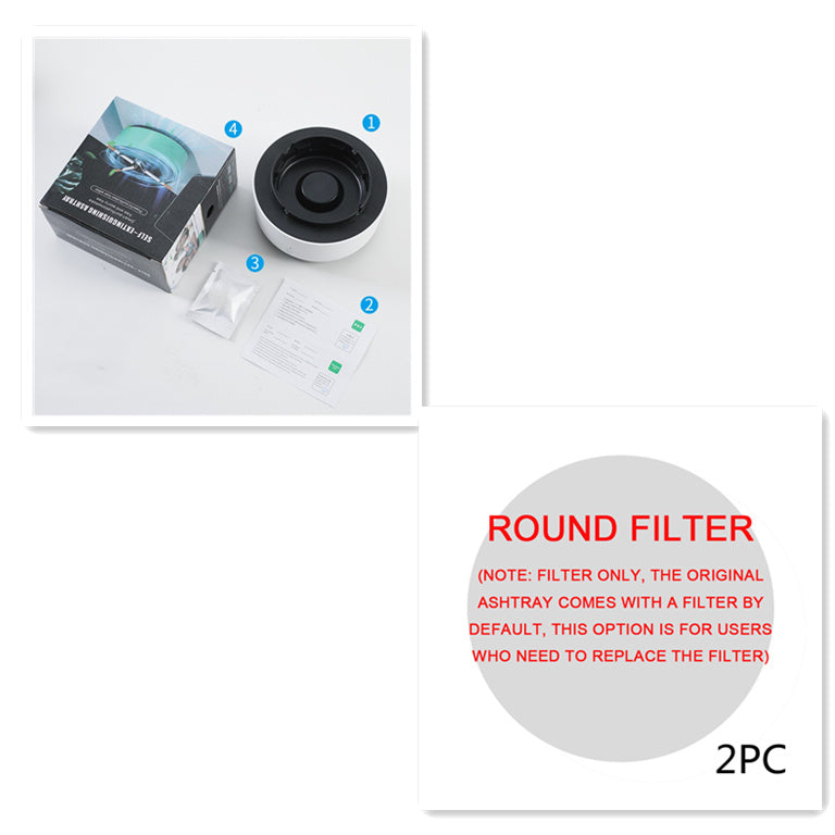Smart Smoke Removal Ashtray - Air Purifying Smokeless Ashtray