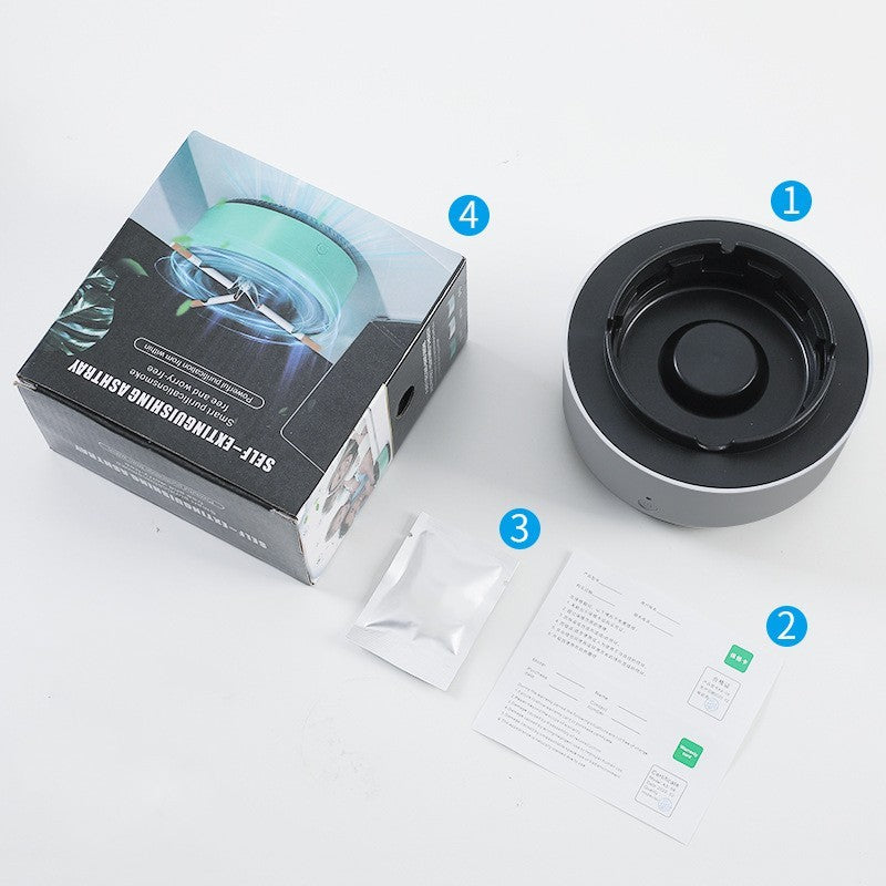 Smart Smoke Removal Ashtray - Air Purifying Smokeless Ashtray
