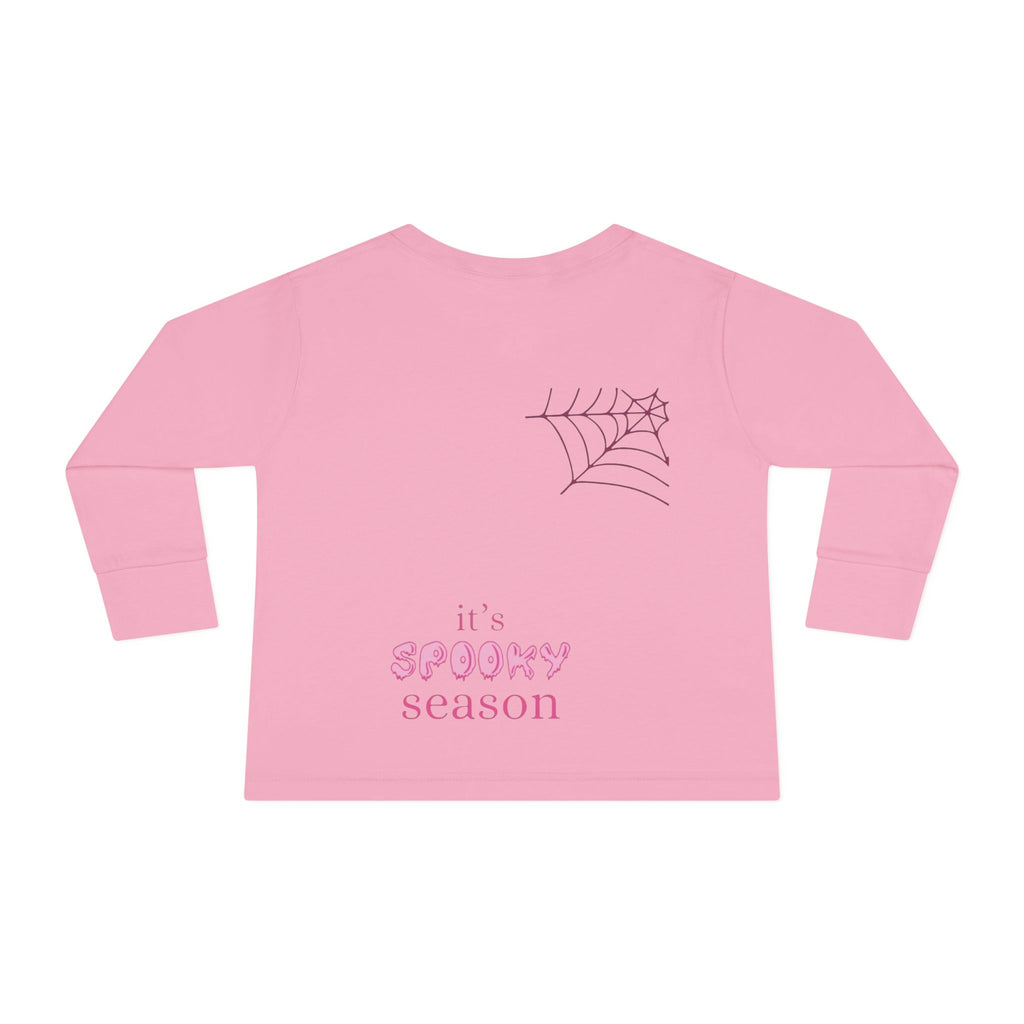 Pink Pumpkin Toddler Long Sleeve Tee