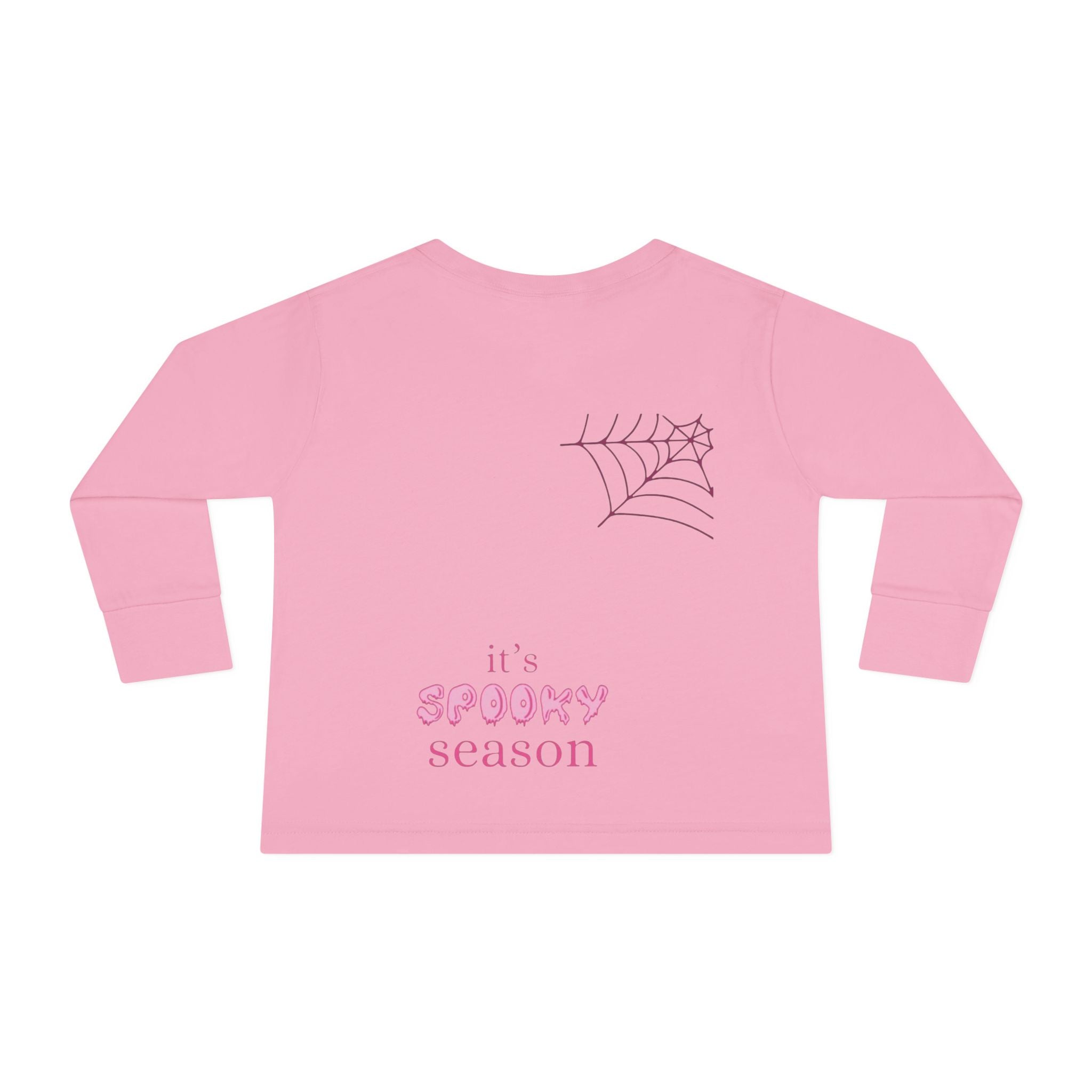 Pink Pumpkin Toddler Long Sleeve Tee