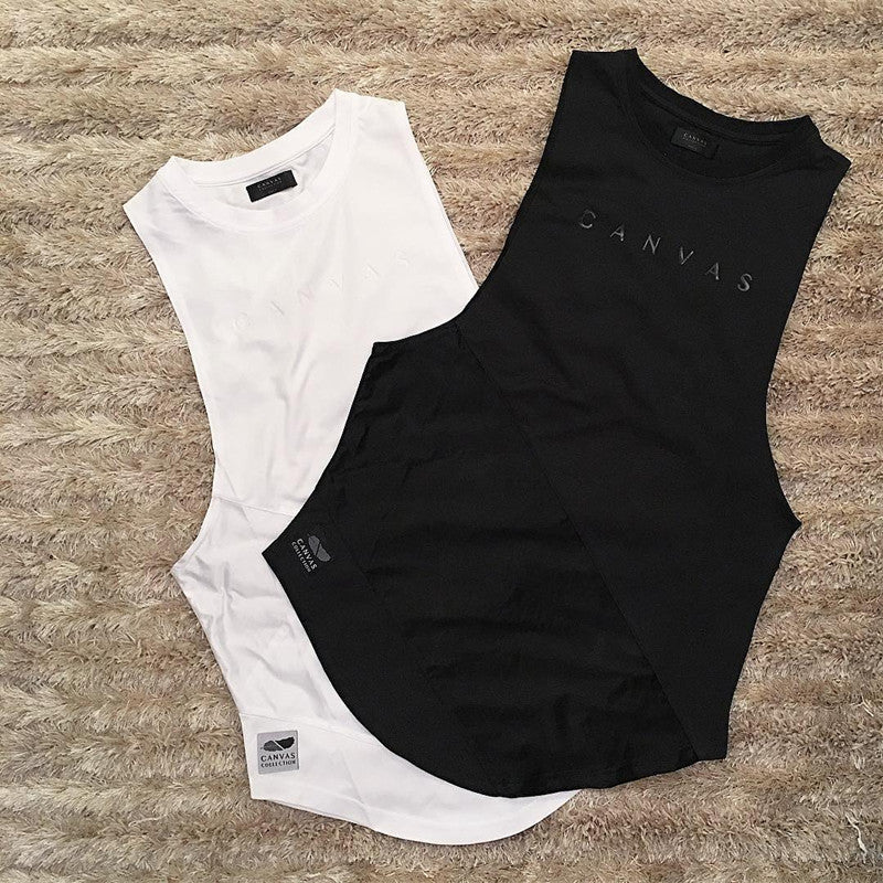 Men's Loose Sleeveless Quick-Dry Undershirt - Breathable Athletic Tank
