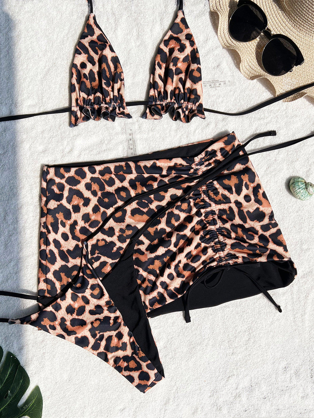 Women Sexy Bikini Swimswear Three-Piece