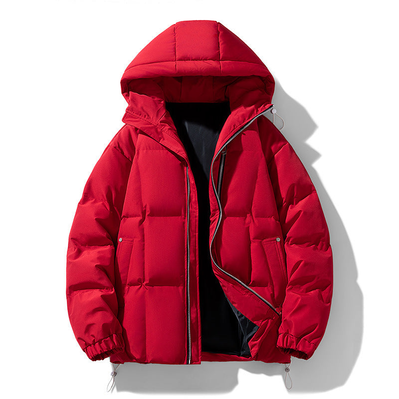 Fashion Solid Color Simple New Men's Cotton Coat