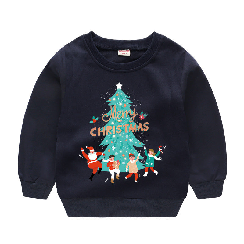 Children's Christmas Casual Sweater - Festive Holiday Clothing for Kids