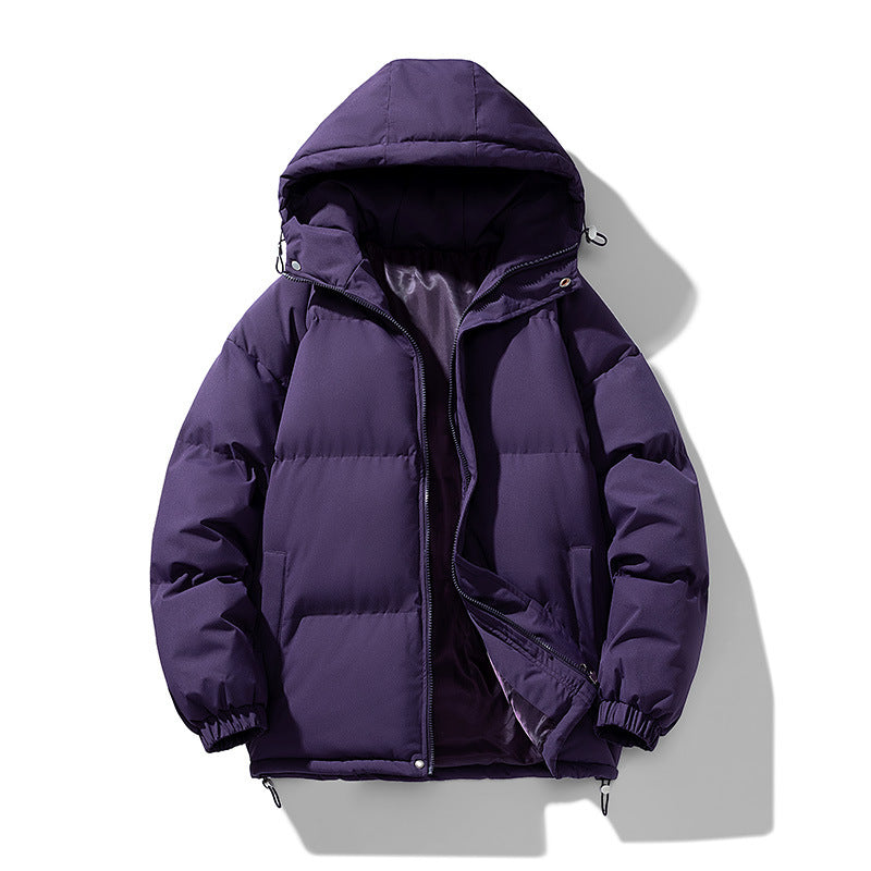 Men's Thickened Zip-Up Hoodie Jacket - Warm Winter Coat