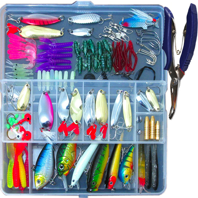 132-Piece Fishing Lures Kit - Complete Tackle Set with Storage Box