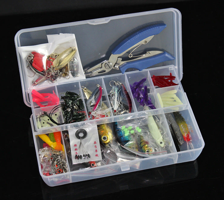132-Piece Fishing Lures Kit - Complete Tackle Set with Storage Box