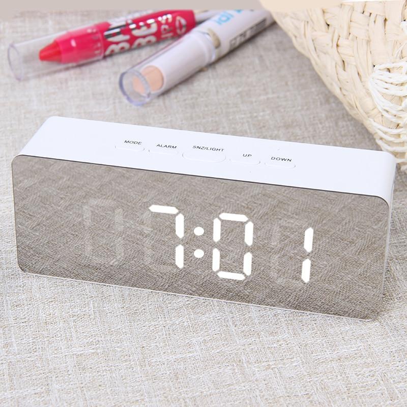 Digital LED Multi-Function Mirror Clock - Modern Home Decor
