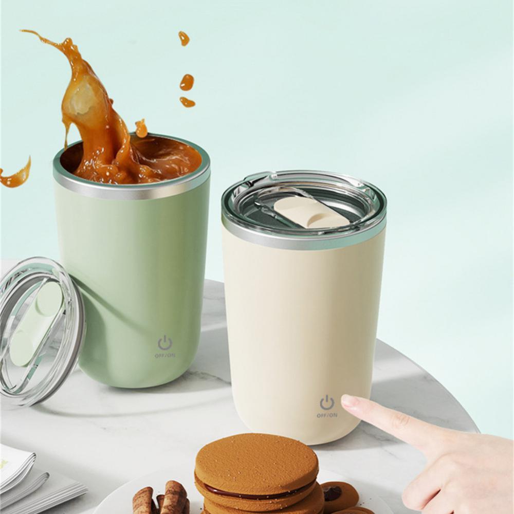 350ml Automatic Self-Stirring Mug - Electric Stainless Steel Mixing Cup