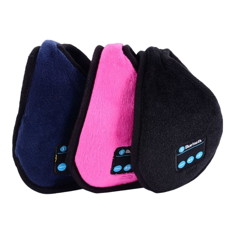Bluetooth Fleece Earmuffs - Wireless Ear Warmers with Hands-Free Calling