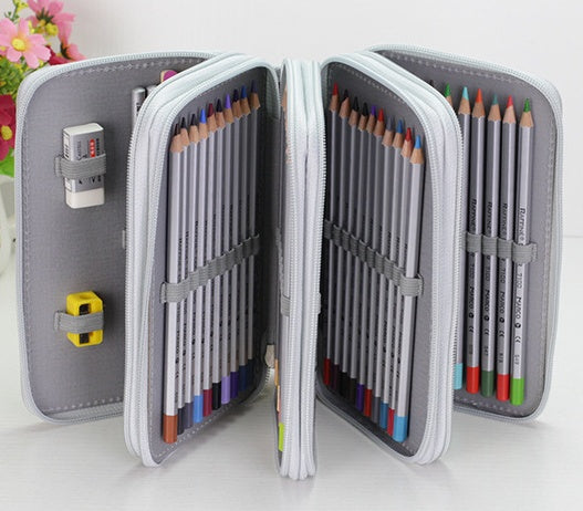 Secret Garden Art Pencil/Pen/Brush Case with Oxford Cloth