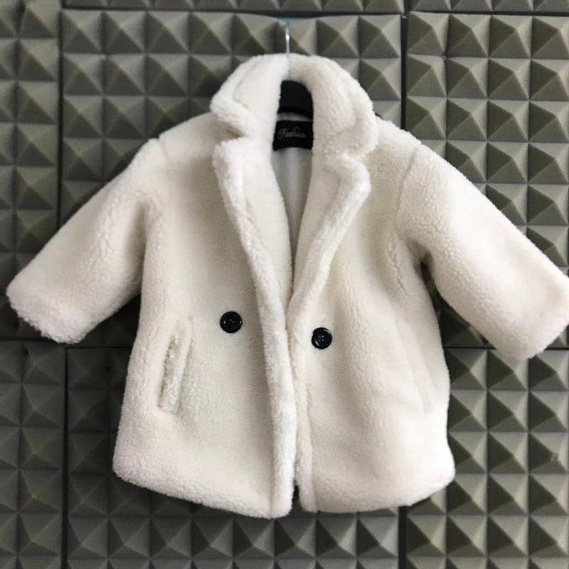 Big Kids Fur Coat Autumn And Winter Coat