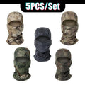 Outdoor Quick-drying Mesh Breathable Ski Mask Camouflage Headgear in Python Pattern Black Yellow Green & Jungle Python Design for Comfort and Functionality