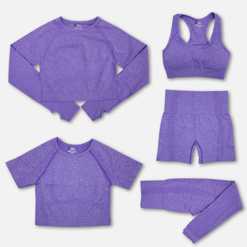 Women's Workout Yoga Set - Stylish Athletic Outfit