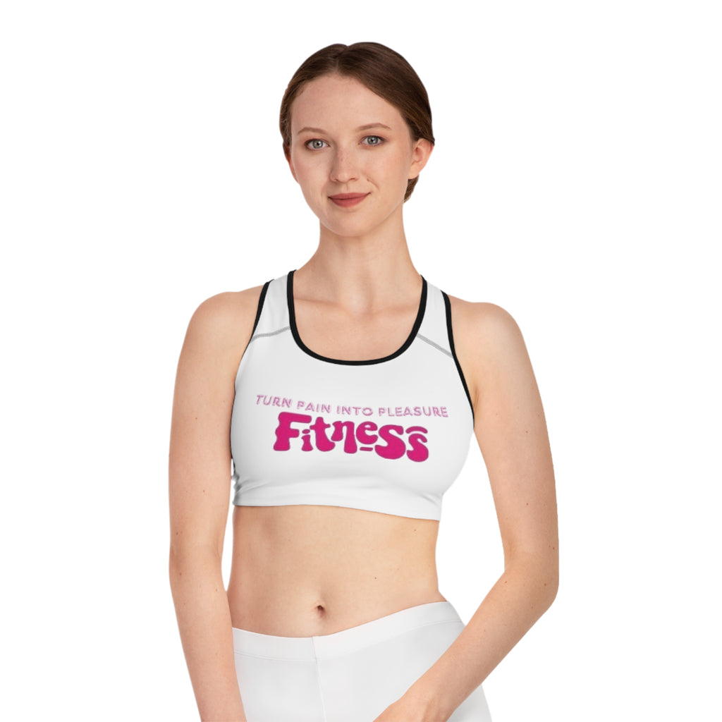 Bold Fitness Sports Bra - Motivational Activewear for Gym & Yoga