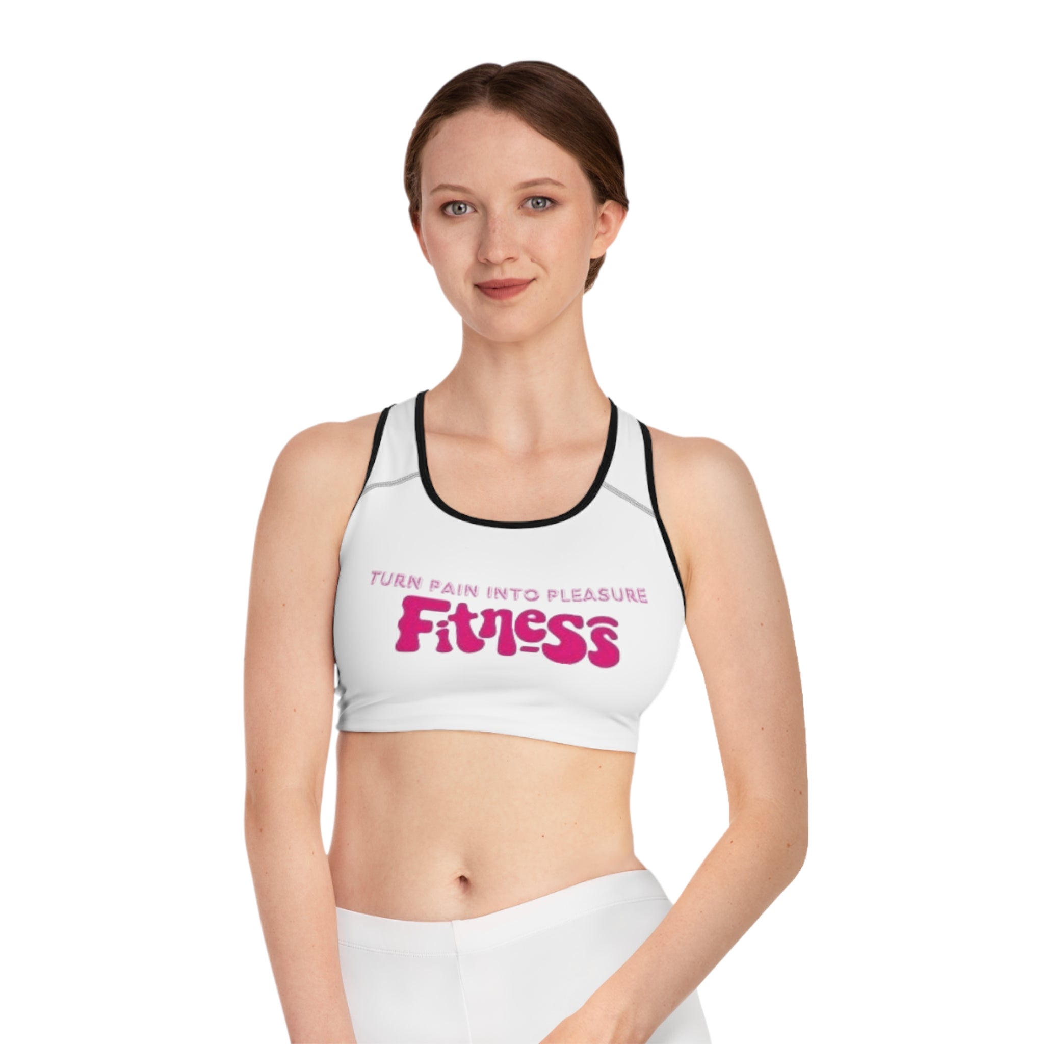 Bold Fitness Sports Bra - Motivational Activewear for Gym & Yoga