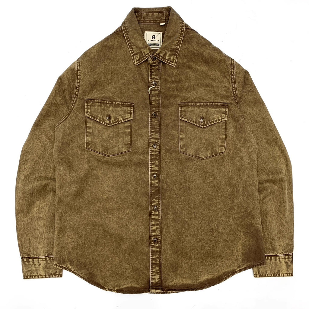 Men's Distressed Trucker Jacket - Classic Cotton Coat
