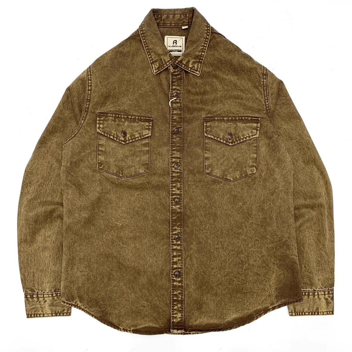 Men's Distressed Trucker Jacket - Classic Cotton Coat