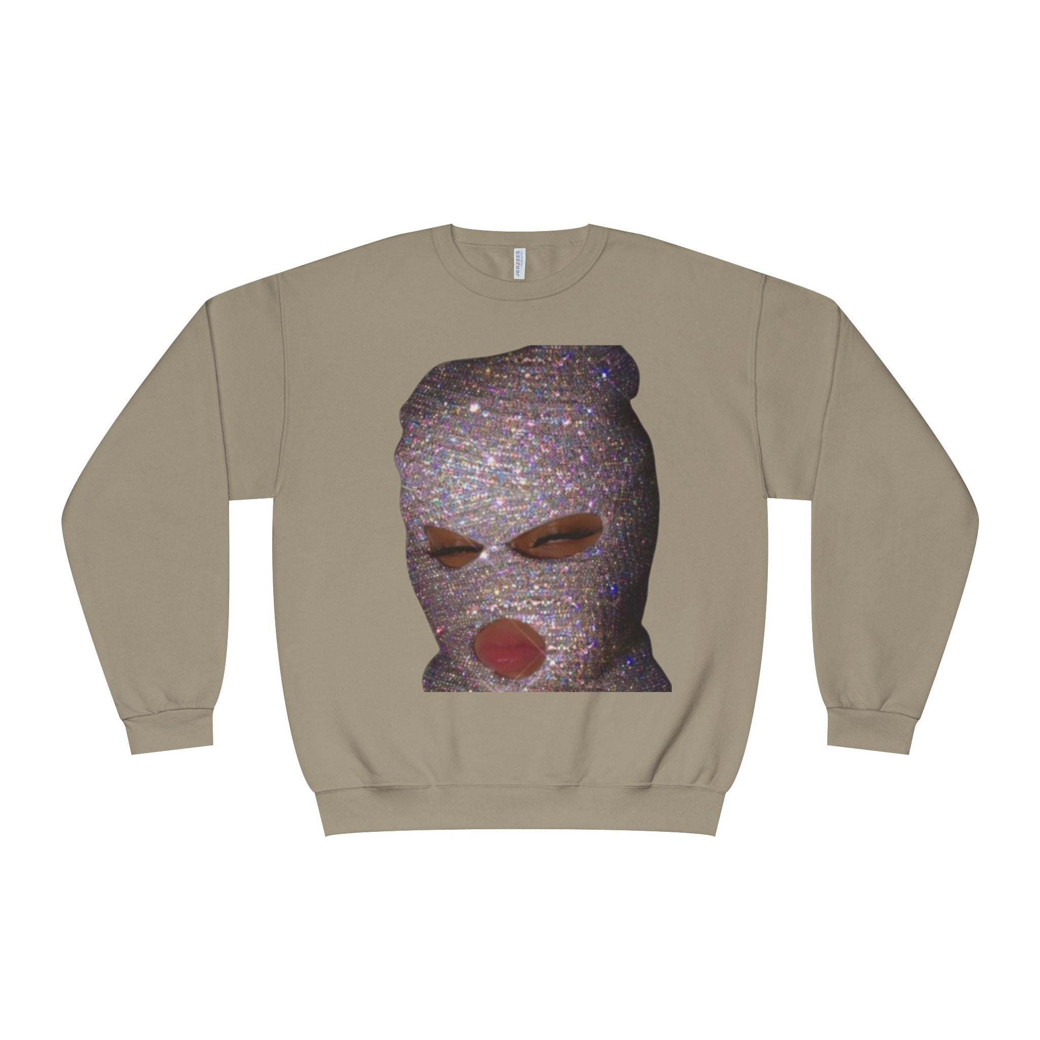 Glittery Crewneck Sweatshirt - Trendy Unisex Everyday Comfort