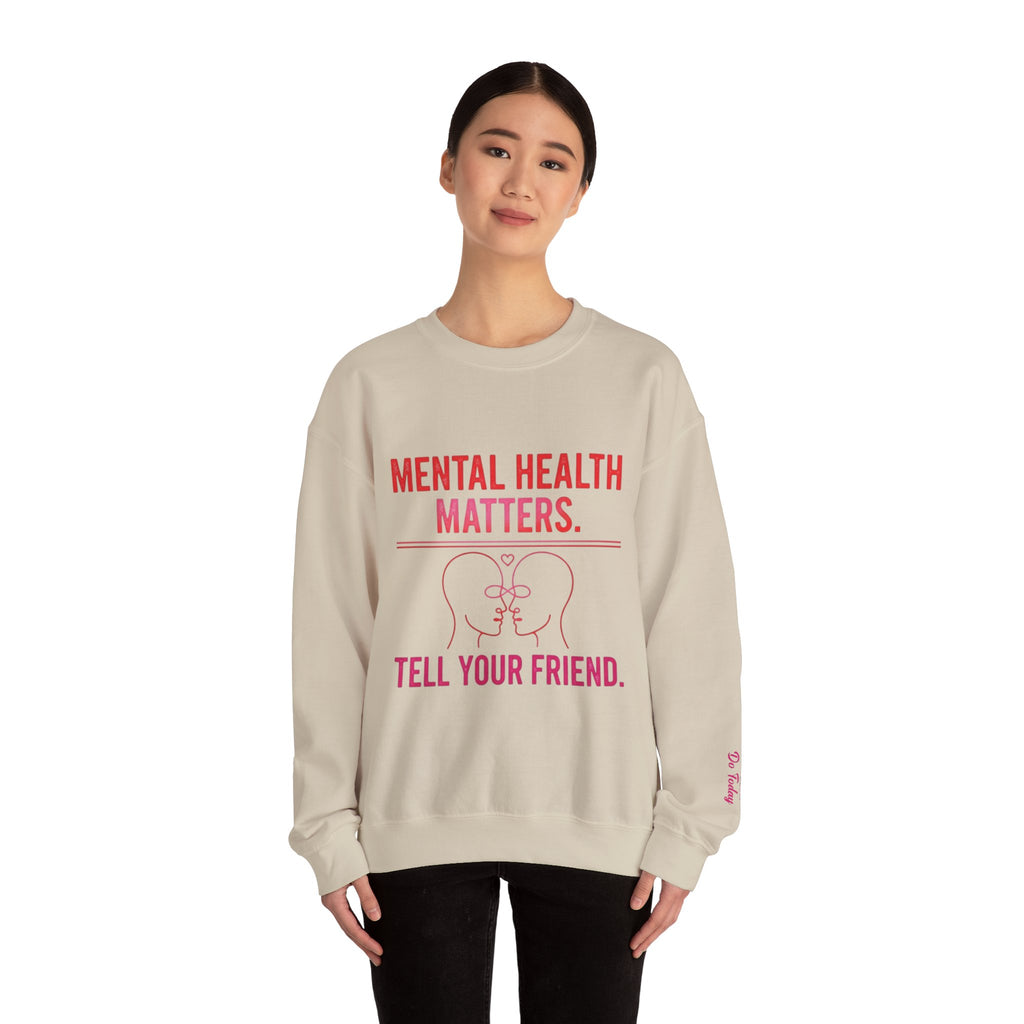 Mental Health Matters Crewneck Sweatshirt - Awareness Unisex Top