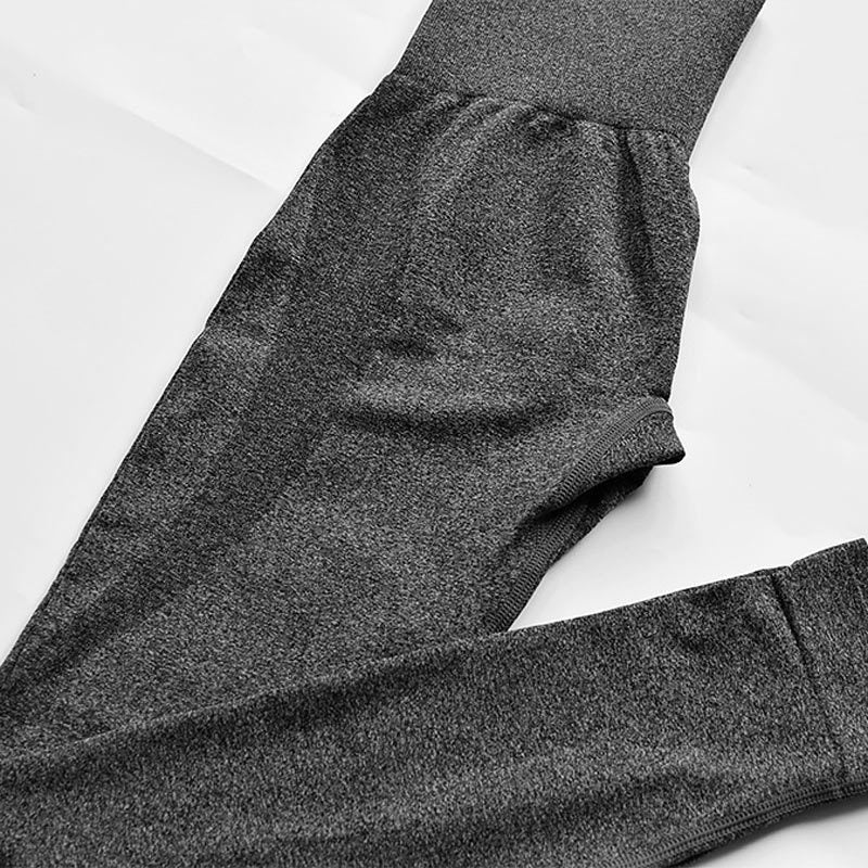 Women's Elastic High Waist Hip Fitness Yoga Pants - Tight Workout Leggings