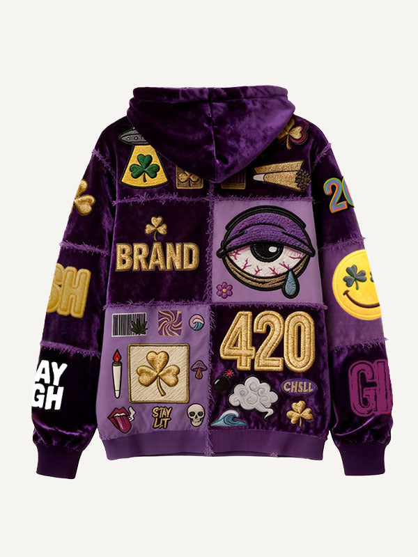 Fashion Casual Printed 420 Sweater