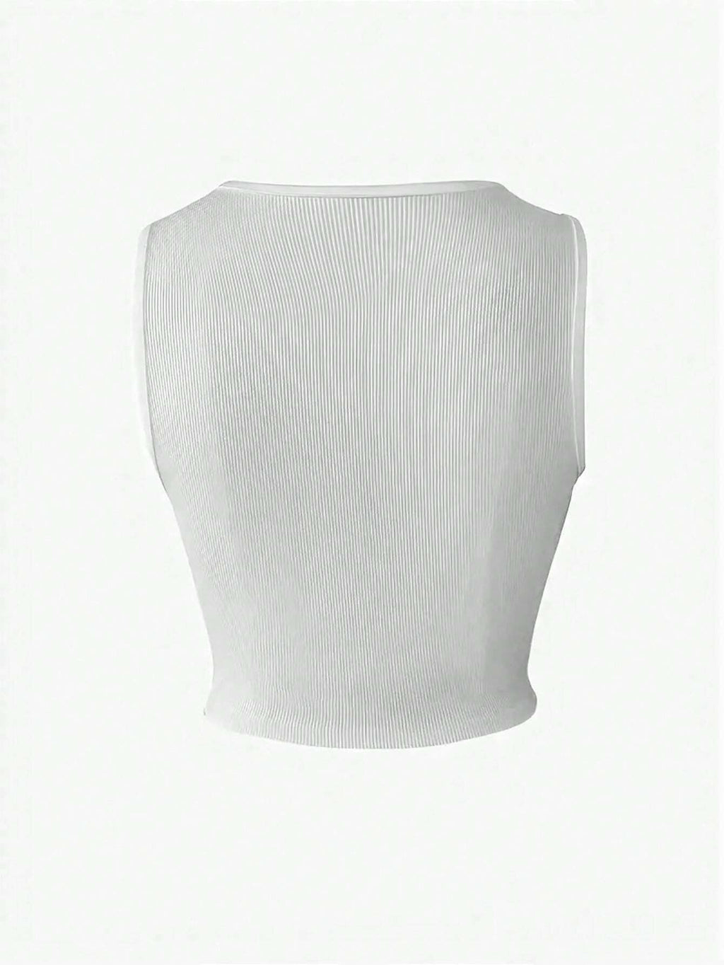Women Summer Sexy Letter Printed U-Neck Top