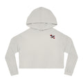 Women's Cropped Hooded Sweatshirt - Tie-Dye Fleece Hoodie