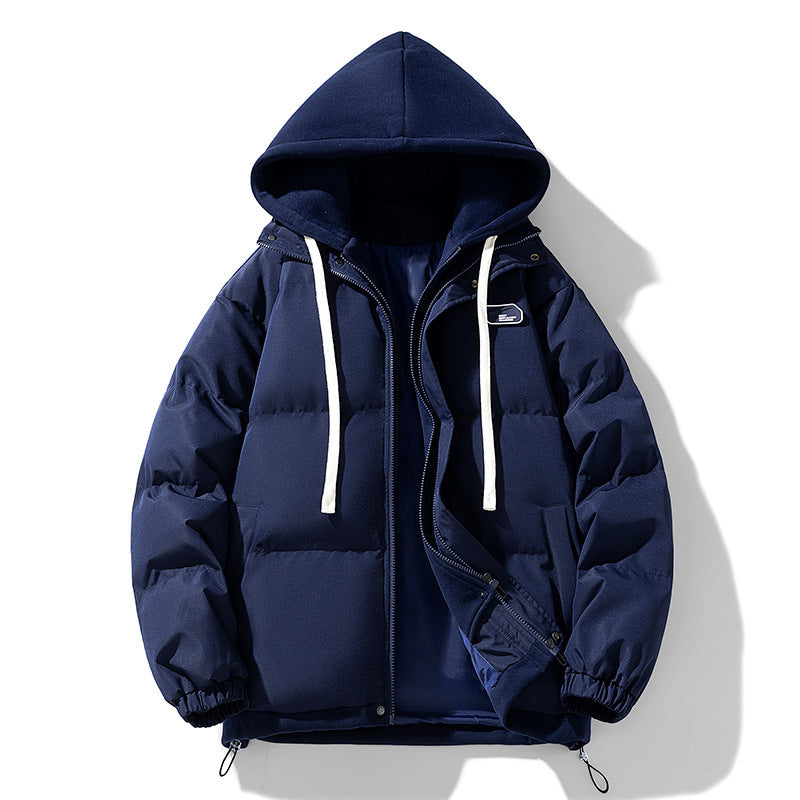 Two-piece Cotton-padded Coat Thickened Hooded Warm Jacket