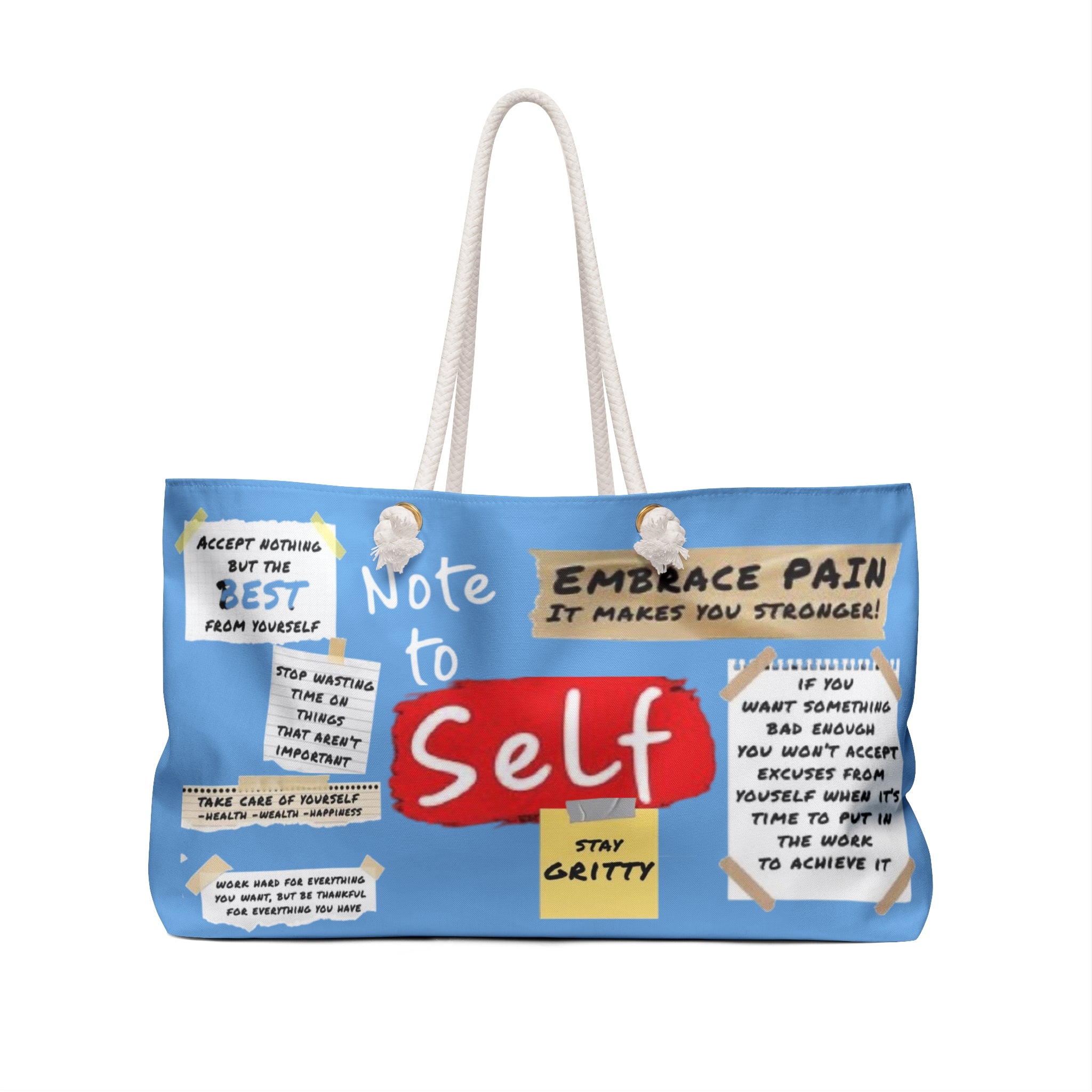 SELF Note LUXE Tote Bag - Stylish Everyday Handbag for Women