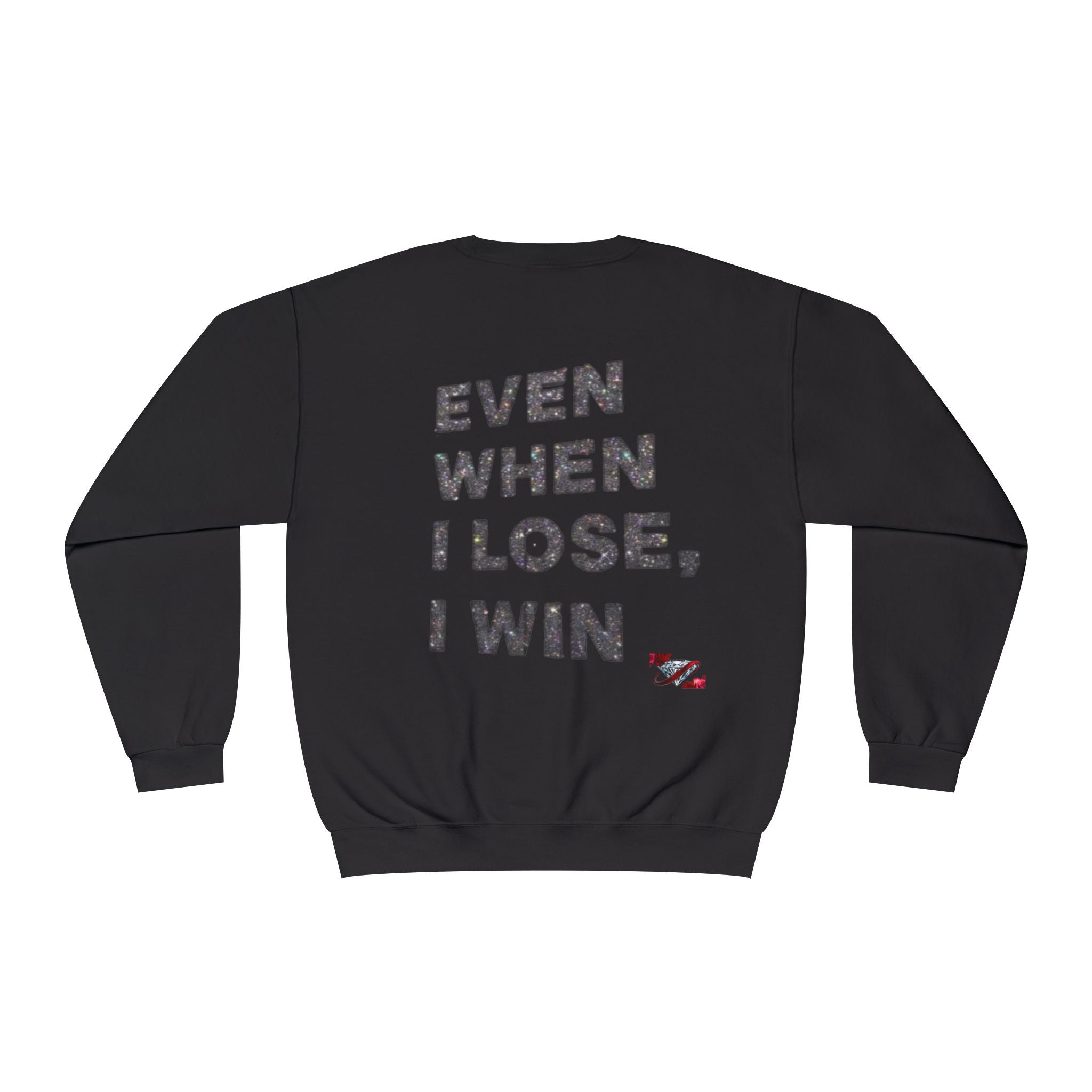 Glittery Crewneck Sweatshirt - Trendy Unisex Everyday Comfort