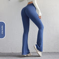 High-waisted Peach Butt-lifting Quick-dry Flare Yoga Pants For Women