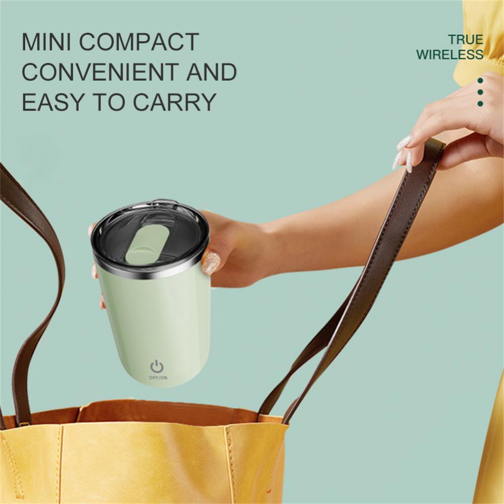 350ml Automatic Self-Stirring Mug - Electric Stainless Steel Mixing Cup