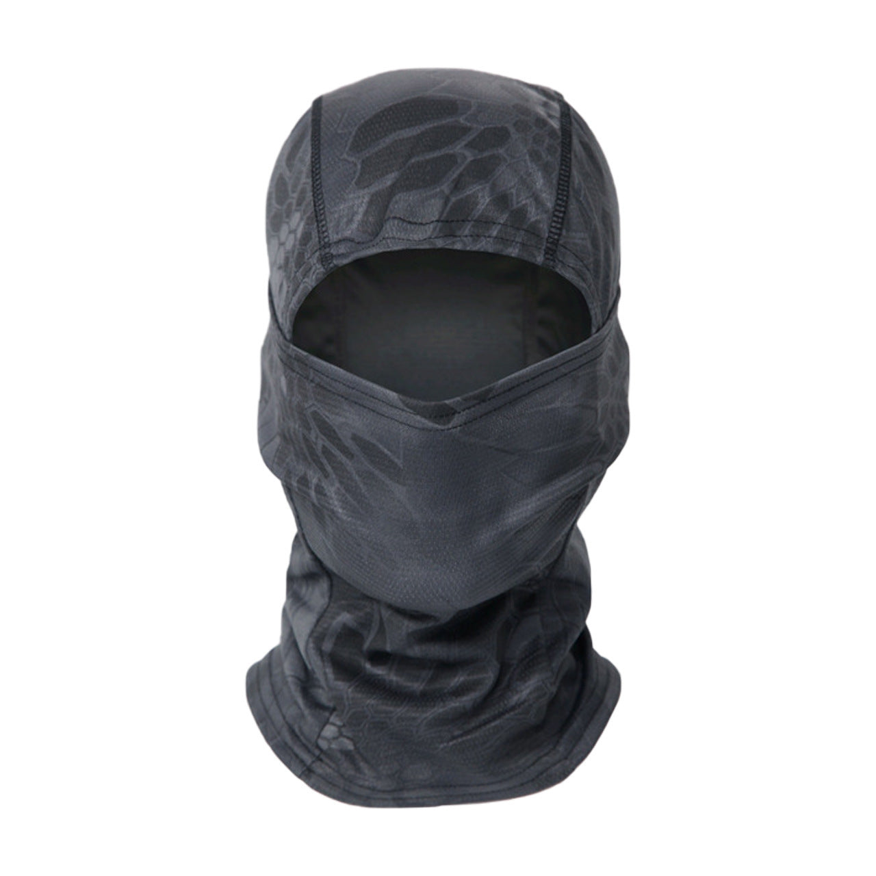 Outdoor Quick-drying Mesh Breathable Ski Mask Camouflage Headgear in Python Pattern Black Yellow Green & Jungle Python Design for Comfort and Functionality