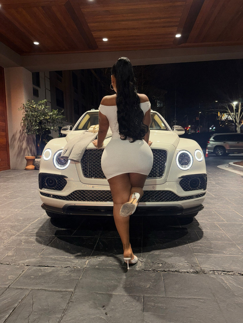 Women White Sexy Bodycon Dress