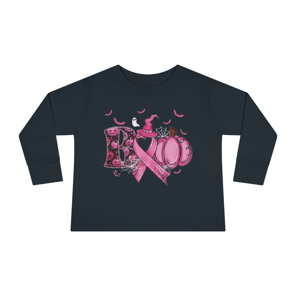 Pink Pumpkin Toddler Long Sleeve Tee
