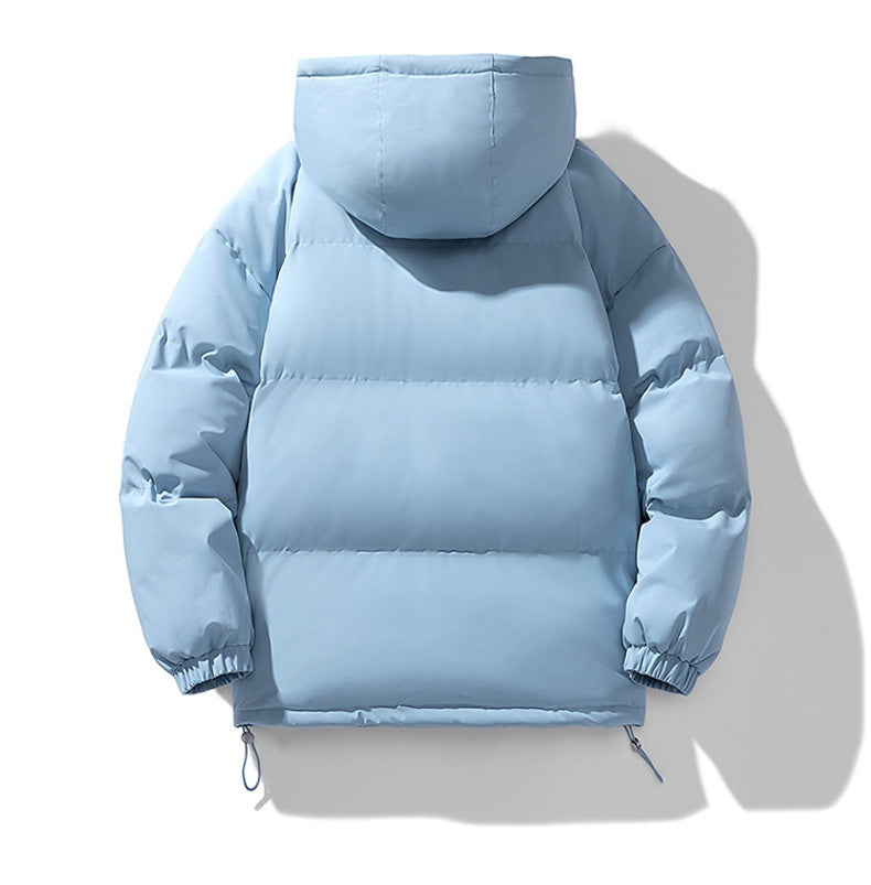 Men's Thickened Zip-Up Hoodie Jacket - Warm Winter Coat