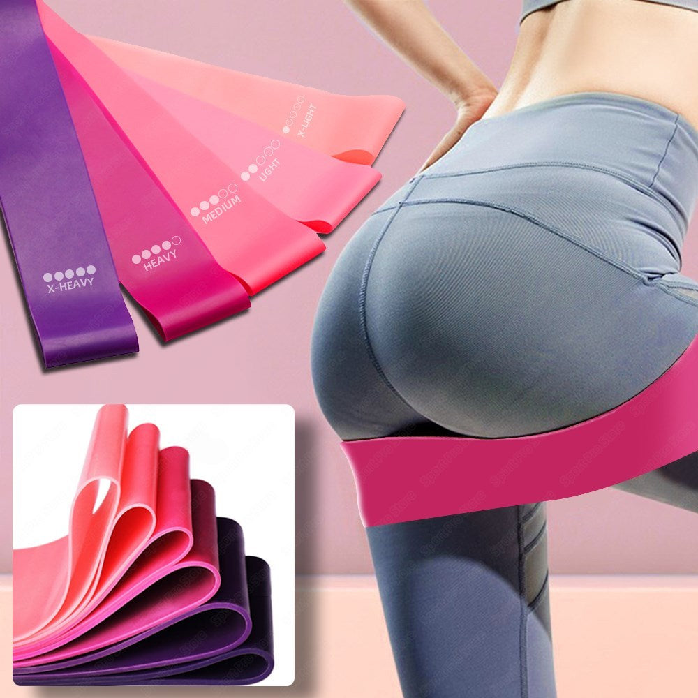 Booty Resistance Bands Set - Mini Elastic Bands for Gym, Yoga & Bodybuilding