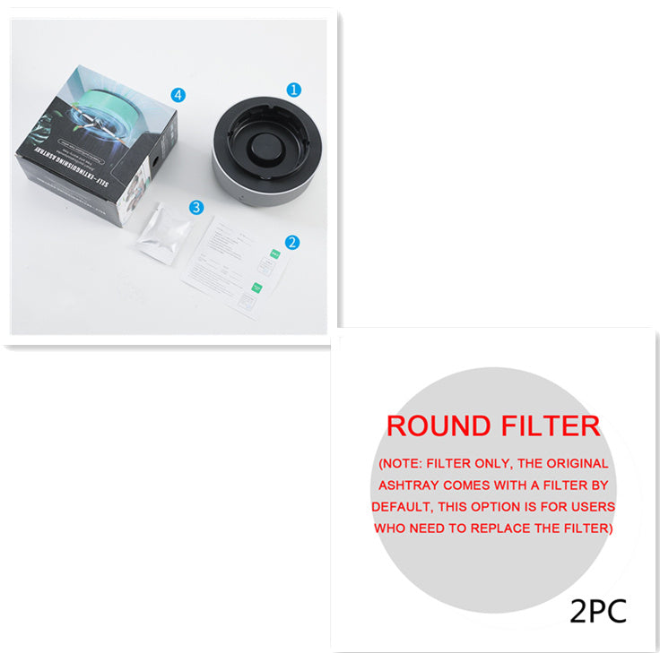 Smart Smoke Removal Ashtray - Air Purifying Smokeless Ashtray