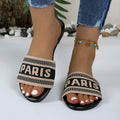 Plus Size Women Summer Casual Beach Slide Slippers