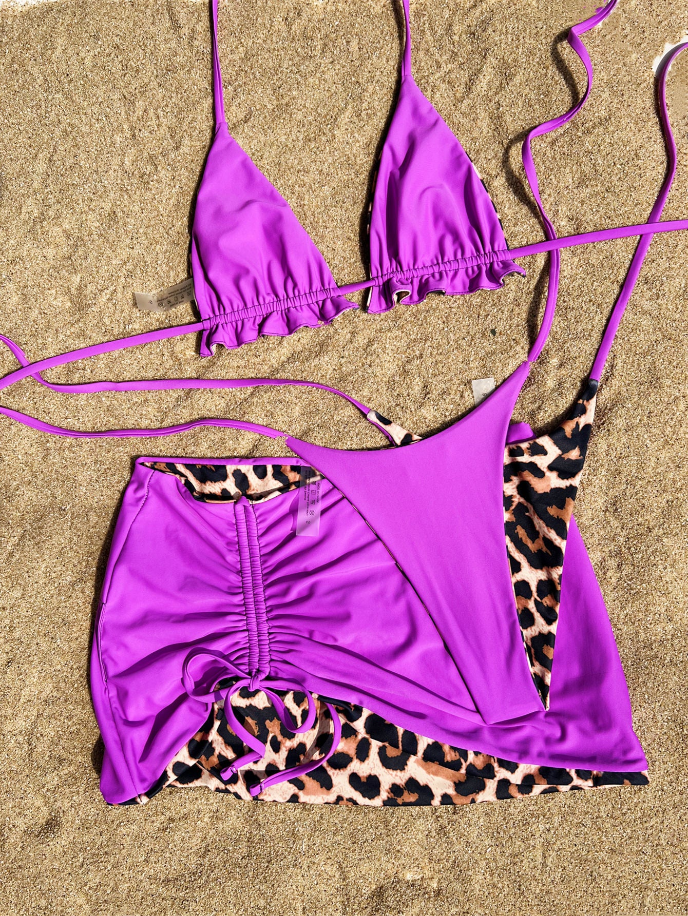 Women Sexy Bikini Swimswear Three-Piece