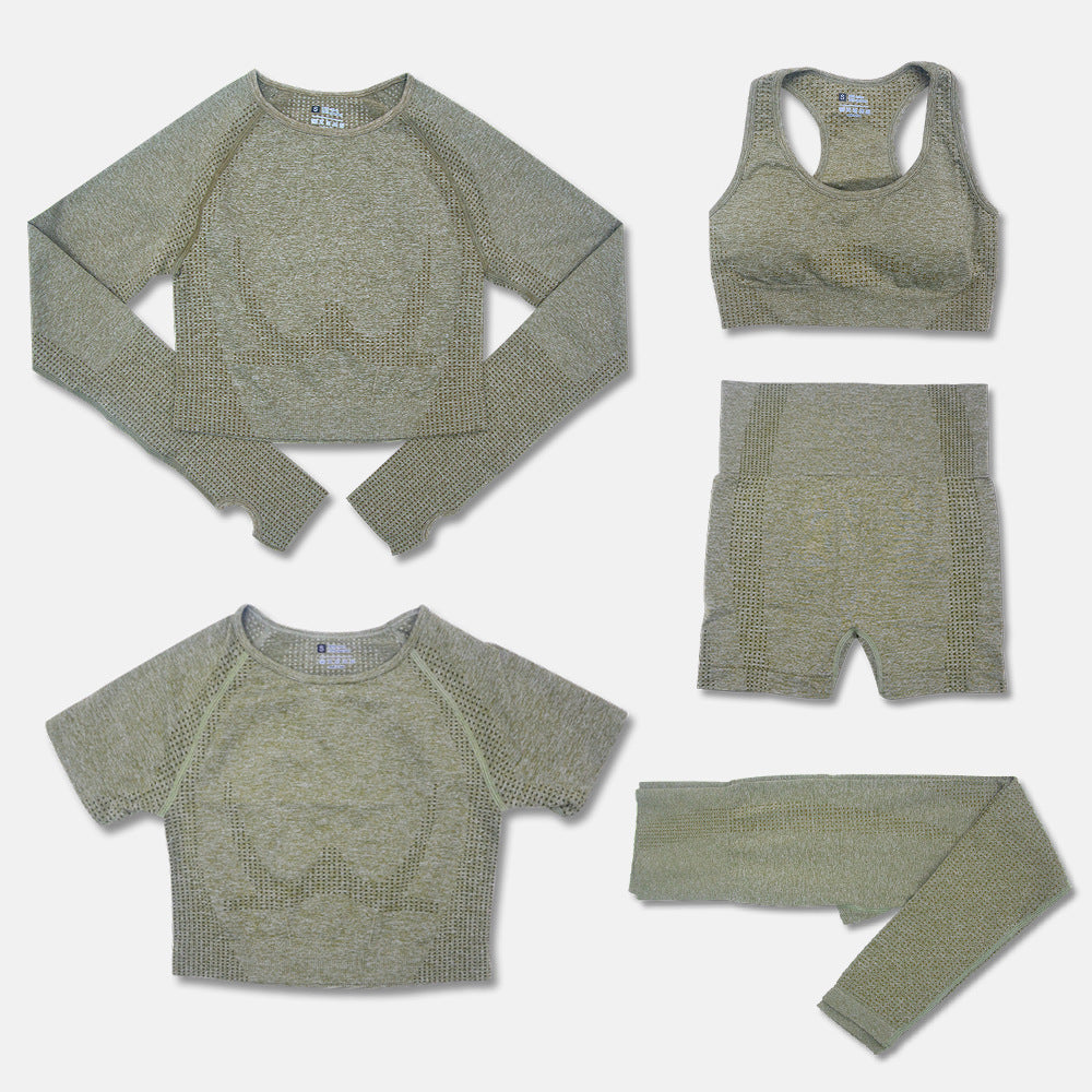 Women's Workout Yoga Set - Stylish Athletic Outfit