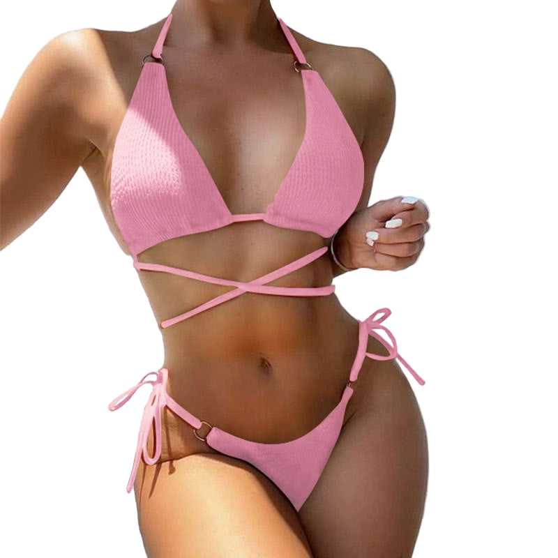 Women's Bikini Split Swimsuit - Sexy Two-Piece Summer Beach Set