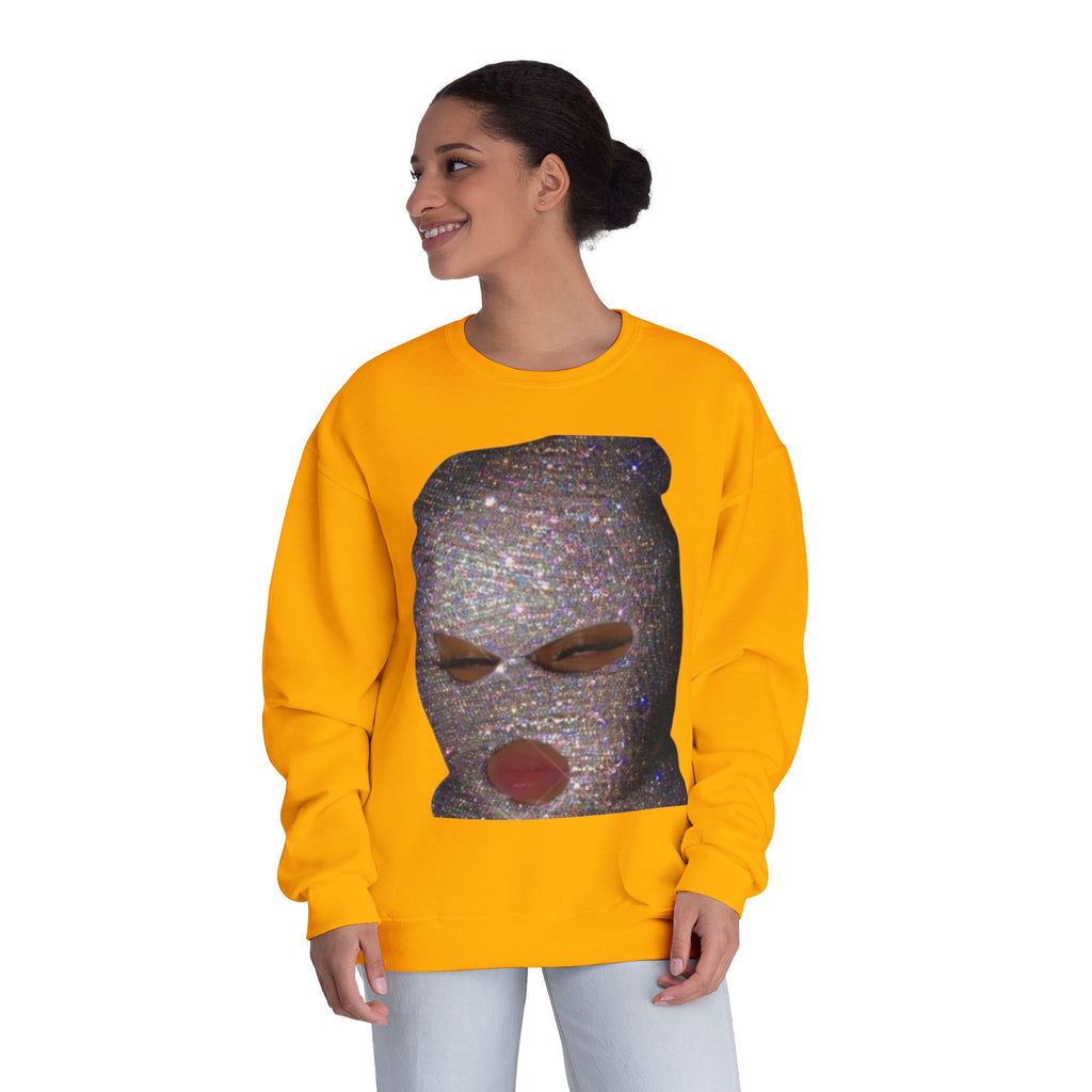 Glittery Crewneck Sweatshirt - Trendy Unisex Everyday Comfort