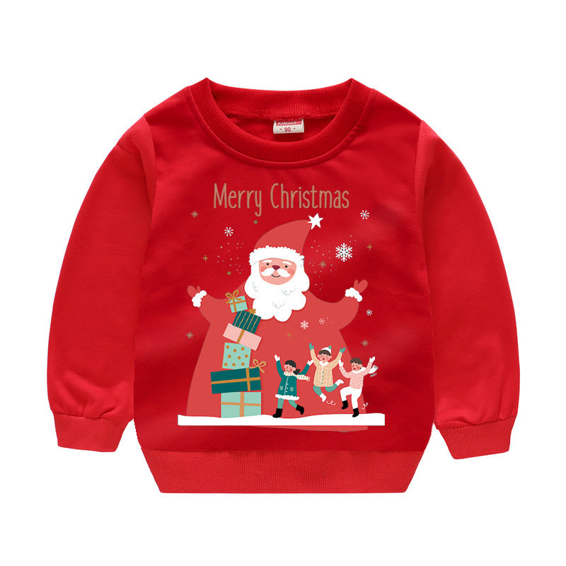 Children's Christmas Casual Sweater - Festive Holiday Clothing for Kids