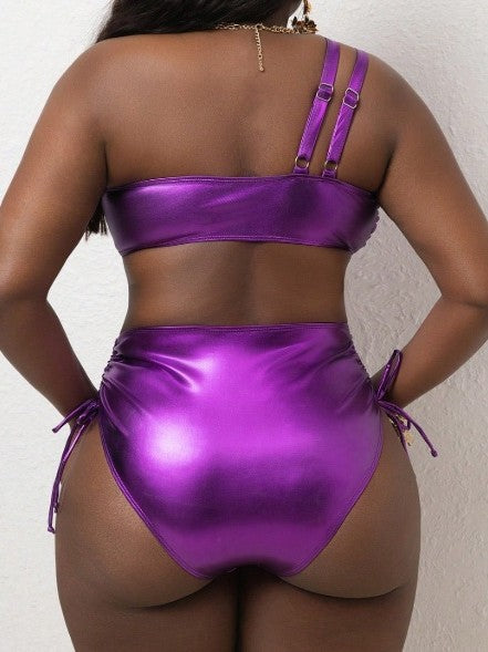Plus Size Women Sexy Two-Piece Bikini Swimwear