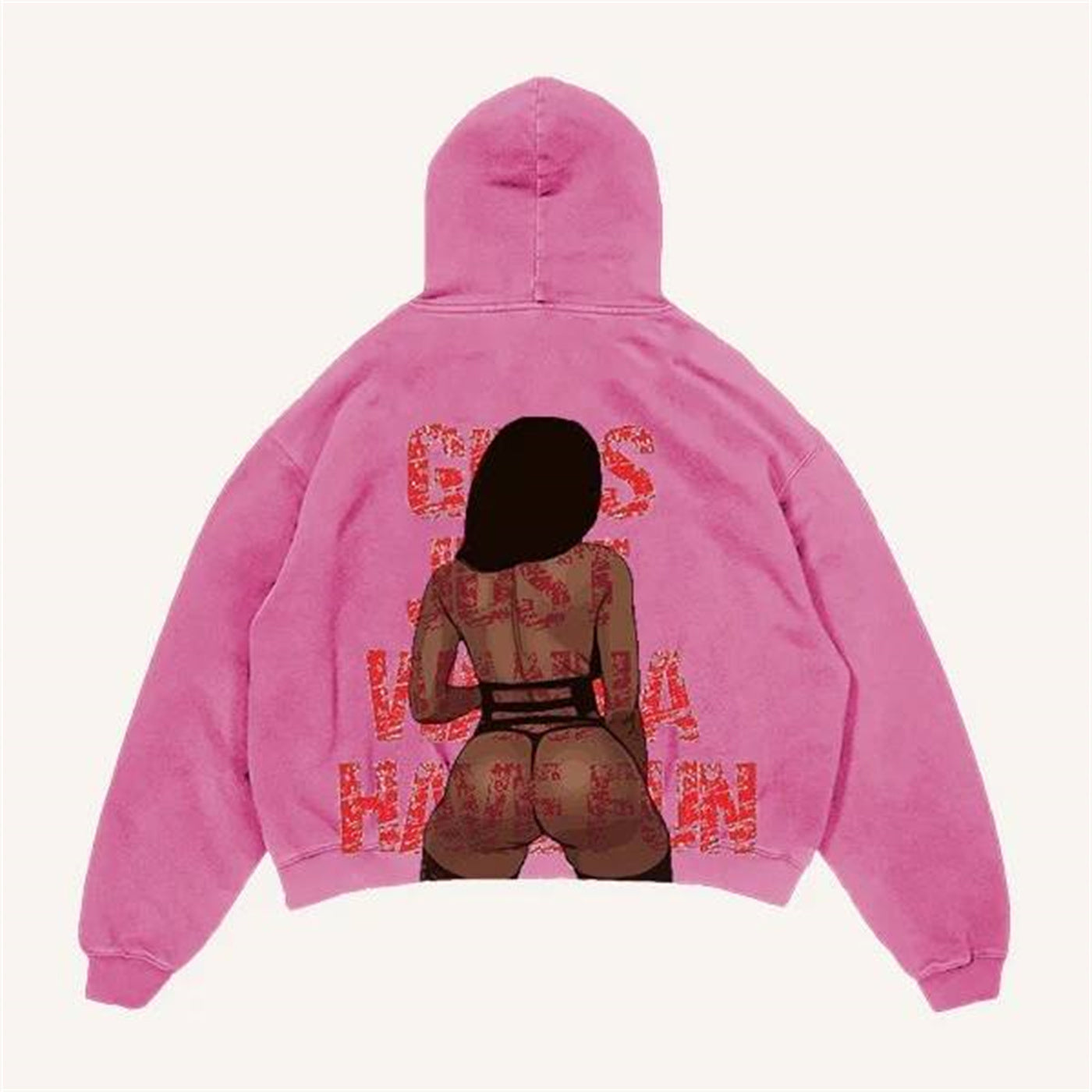 Fashion Casual Printed Girls Just Want To Have Fun Sweater