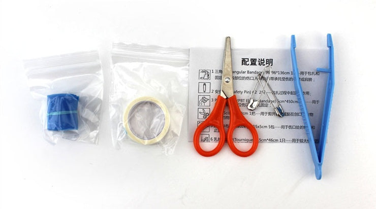 Outdoor First Aid Kit - Essential Emergency Safety Kit for Travel & Adventures