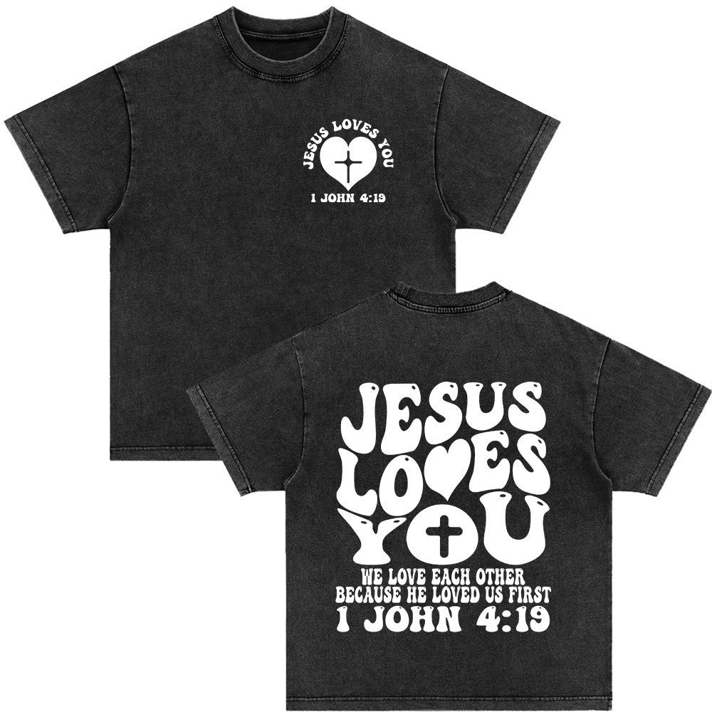 Bible Verse Retro Washed T-shirt